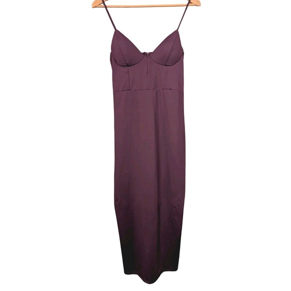 Lulus Dresses & Skirts - Lulu's Plum Midi Slip Dress
